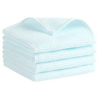 Cotton Hand Towel, Waffle Hand Towel, Soft Towel for Bathroom, Hotel 4 pc 13"x30"