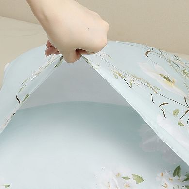 4 Pack Pillowcase with Envelope Closure, Floral Pillow Cases for Hair and Skin