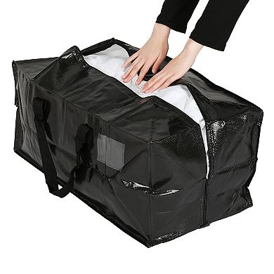 2 Pack Clothes Storage, Storage Bags,Moving Bags for Organizing Blankets, Clothing