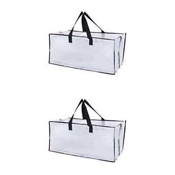 2 Pack Clothes Storage, Storage Bags,Moving Bags for Organizing Blankets, Clothing