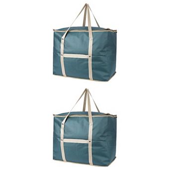2 Pack Cloth Storage, Moving Bags for Organizing Clothing, Closet Organizers with Handles