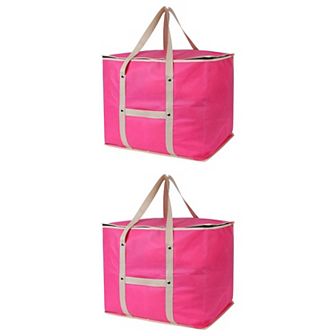 2 Pack Cloth Storage, Moving Bags for Organizing Clothing, Closet Organizers with Handles