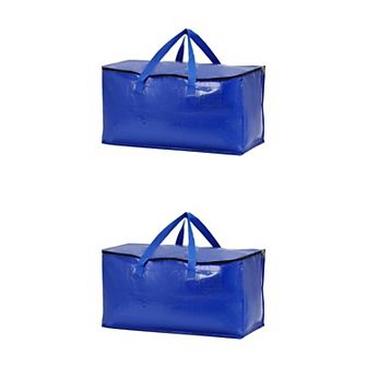 2 Pack Clothes Storage Bags with Handles, Closet Organizers and Storage, Moving Bags