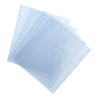 100 pc 19.5x12 Inch Shrink Wrap Bags, Blue Clear Heat Shrink Wrap