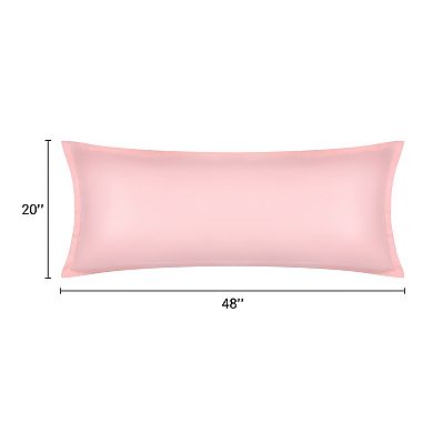 2 Pcs Pillow Cases for Hair and Skin Breathable, Cooling Pillow Covers with Envelope Closure 20"x48"