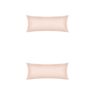 2 pc Pillow Cases for Hair and Skin Breathable, Cooling Pillow Covers with Envelope Closure 20"x48"