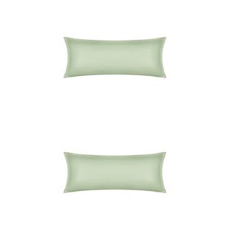 2 pc Pillow Cases for Hair and Skin Breathable, Cooling Pillow Covers with Envelope Closure 20"x48"