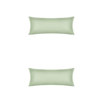 2 pc Pillow Cases for Hair and Skin Breathable, Cooling Pillow Covers with Envelope Closure 20"x48"