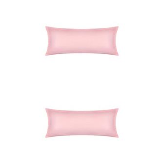 2 pc Pillow Cases for Hair and Skin Breathable, Cooling Pillow Covers with Envelope Closure 20"x48"