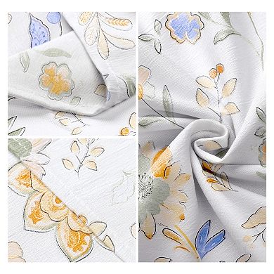 2 Packs Pillowcase for Hair and Skin Breathable, Floral Pillow Cases with Envelope Closure 20"x48"
