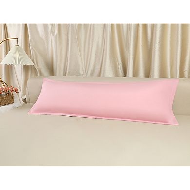 2 Pcs Pillow Cases for Hair and Skin Breathable, Cooling Pillow Covers with Envelope Closure 20"x72"