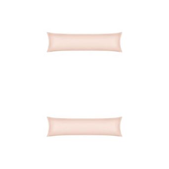 2 pc Pillow Cases for Hair and Skin Breathable, Cooling Pillow Covers with Envelope Closure 20"x72"