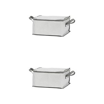 2 Pack Foldable Storage Bags, Moving Bags for Organizing Comforter, Closet Organizers, and Storage