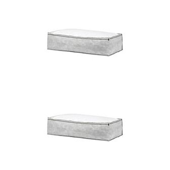 2 Pack Clothes Storage with Handles, Moving Bags for Organizing Clothing, Closet Organizers