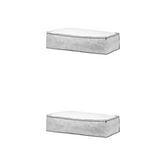 2 Pack Clothes Storage with Handles, Moving Bags for Organizing Clothing, Closet Organizers