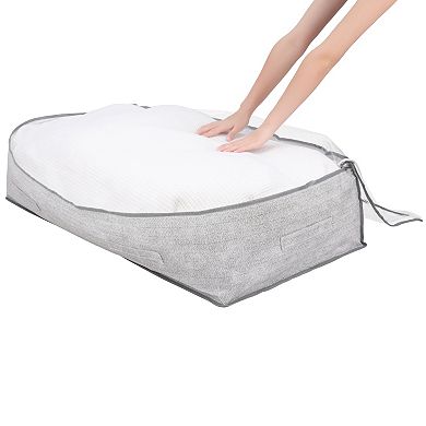 2 Pack Clothes Storage with Handles, Moving Bags for Organizing Clothing, Closet Organizers