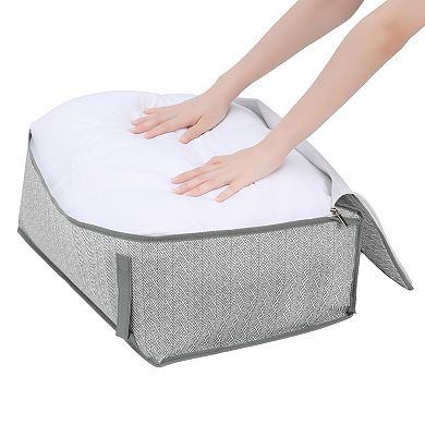 2 Pack Clothes Storage, Storage Bags with Handles for Organizing Closet Organizers and Storage