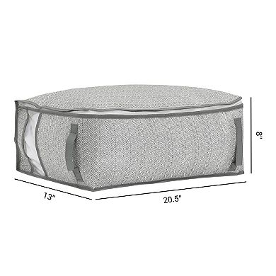 2 Pack Clothes Storage, Storage Bags with Handles for Organizing Closet Organizers and Storage