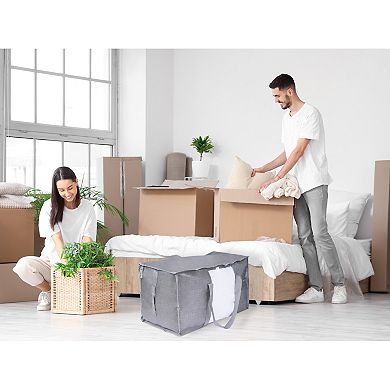 2 Pack Clothes Storage, Moving Bags for Organizing Clothing, Closet Organizers with Handles