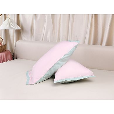 Pillow Cases Set of 4, Soft Satin Polyester Cooling Pillow Covers with Envelope Closure