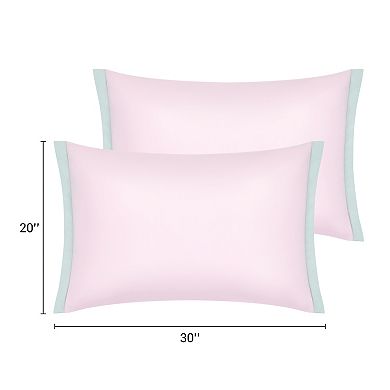 Pillow Cases Set of 4, Soft Satin Polyester Cooling Pillow Covers with Envelope Closure