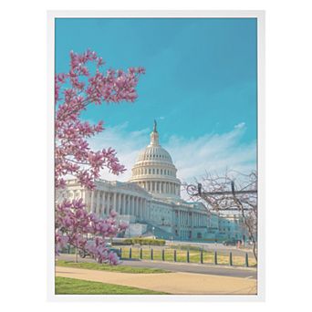 Wall Picture Frame for Photo and Poster, Art Photo Frame for Wall Hanging Picture Frames White 6x8