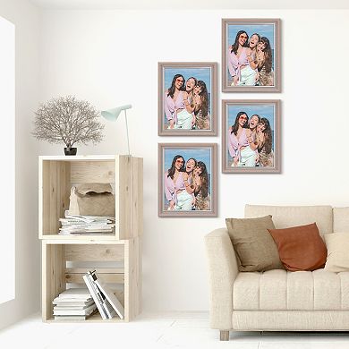 Picture Frame for Tabletop Display and Wall Hanging, Art Photo Frame for Photo Blue White 8x12