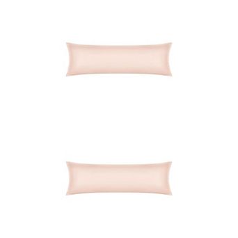 2 pc Pillow Cases for Hair and Skin Breathable, Cooling Pillow Covers with Envelope Closure 20"x60"