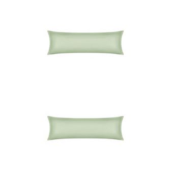 2 pc Pillow Cases for Hair and Skin Breathable, Cooling Pillow Covers with Envelope Closure 20"x60"