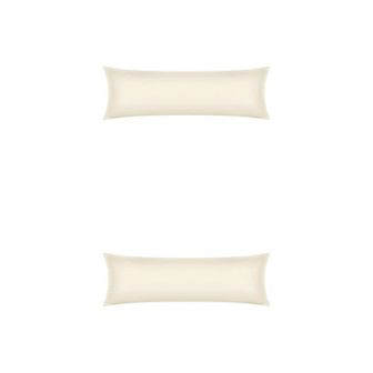 2 pc Pillow Cases for Hair and Skin Breathable, Cooling Pillow Covers with Envelope Closure 20"x60"
