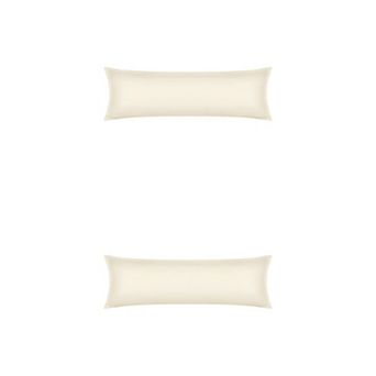 2 pc Pillow Cases for Hair and Skin Breathable, Cooling Pillow Covers with Envelope Closure 20"x60"