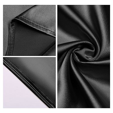 2 Packs Breathable Pillow Case with Envelope, Satin Pillowcases with Eye Mask, and Hair Band
