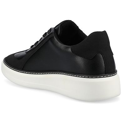 VANCE Berlin Comfort Lace-Up Flexible Low-Top Men's Court Sneakers