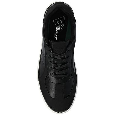 VANCE Berlin Comfort Lace-Up Flexible Low-Top Men's Court Sneakers