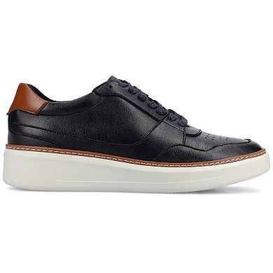 VANCE Hustle Comfort Perforated Flexible Low-Top Men's Court Sneakers