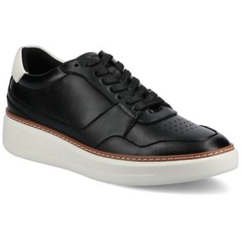 VANCE Hustle Comfort Perforated Flexible Low-Top Men's Court Sneakers