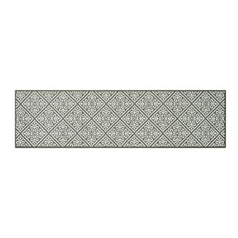 Laura Ashley Austell Two-Tone All Loop Tufted Machine-Washable Skid-Resistant Runner