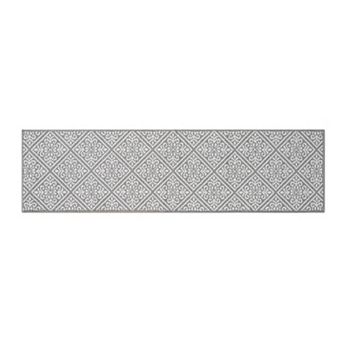 Laura Ashley Austell Two-Tone All Loop Tufted Machine-Washable Skid-Resistant Runner