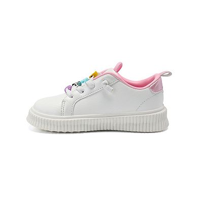 Carter's Tilsley Girls Casual Lace-Up Sneakers with Bow Accent
