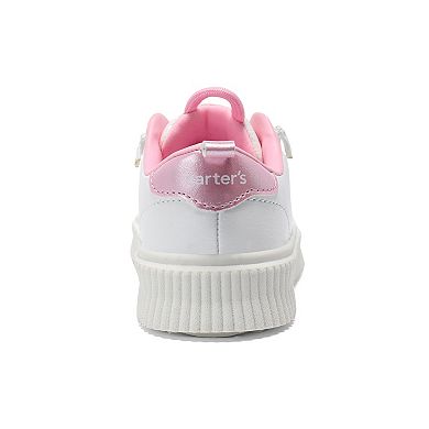 Carter's Tilsley Girls Casual Lace-Up Sneakers with Bow Accent