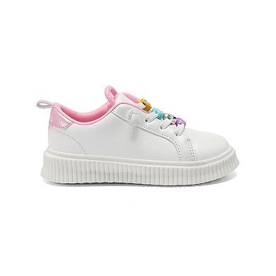 Carter's Tilsley Girls Casual Lace-Up Sneakers with Bow Accent