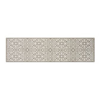 Laura Ashley Feya Two-Tone All Loop Tufted Machine-Washable Skid-Resistant Runner