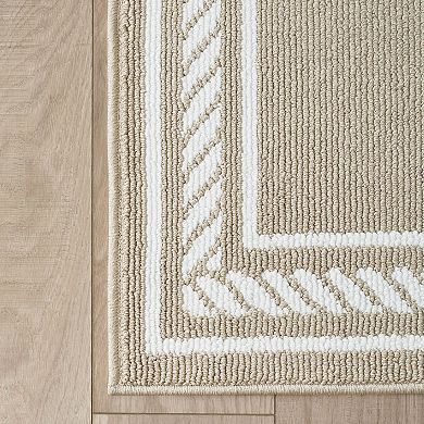 Nautica Rope Border Tufted Runner