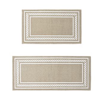 Nautica Rope Border Tufted Runner