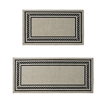 Nautica Rope Border Tufted Runner