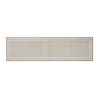 Laura Ashley Isla Two-Tone All Loop Tufted Machine-Washable Skid-Resistant Runner