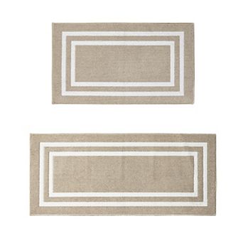 Nautica Double Line Border Tufted Runner