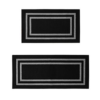 Nautica Double Line Border Tufted Runner