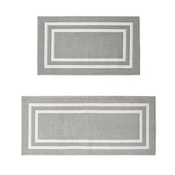 Nautica Double Line Border Tufted Runner