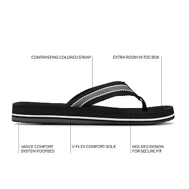 Vance Fontana Comfort Men's Flip-Flop Sandals